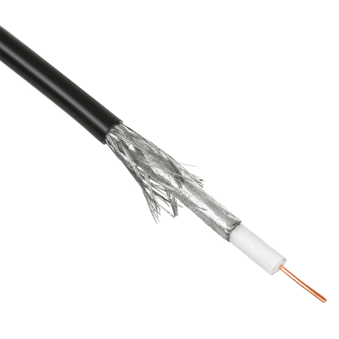 Cable coaxial de gel RG6 100M 1.0CU + 4.6FPE + AL / P + 96 * 0.12AL + 6.8PE Maclean MCTV-477