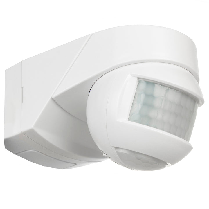 Sensor de movimiento crepuscular de pared 180 ° + 360 ° 2000W Maclean Energy MCE295 blanco