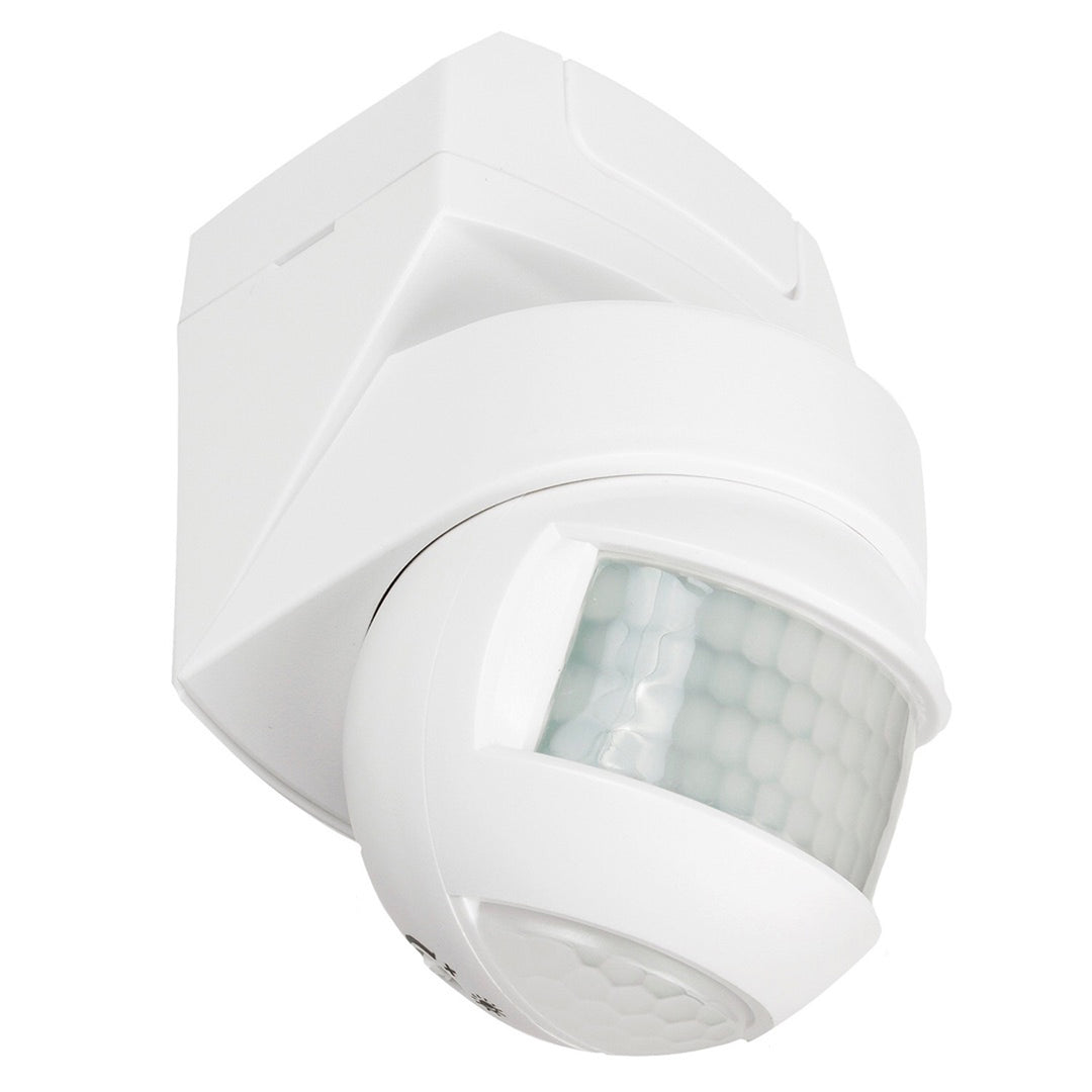 Maclean MCE295 Maclean MCE295 Dusk-to-Dawn Motion Sensor 180° Wall-Mounted Ceiling-Mounted  180° + 360°  2000W White