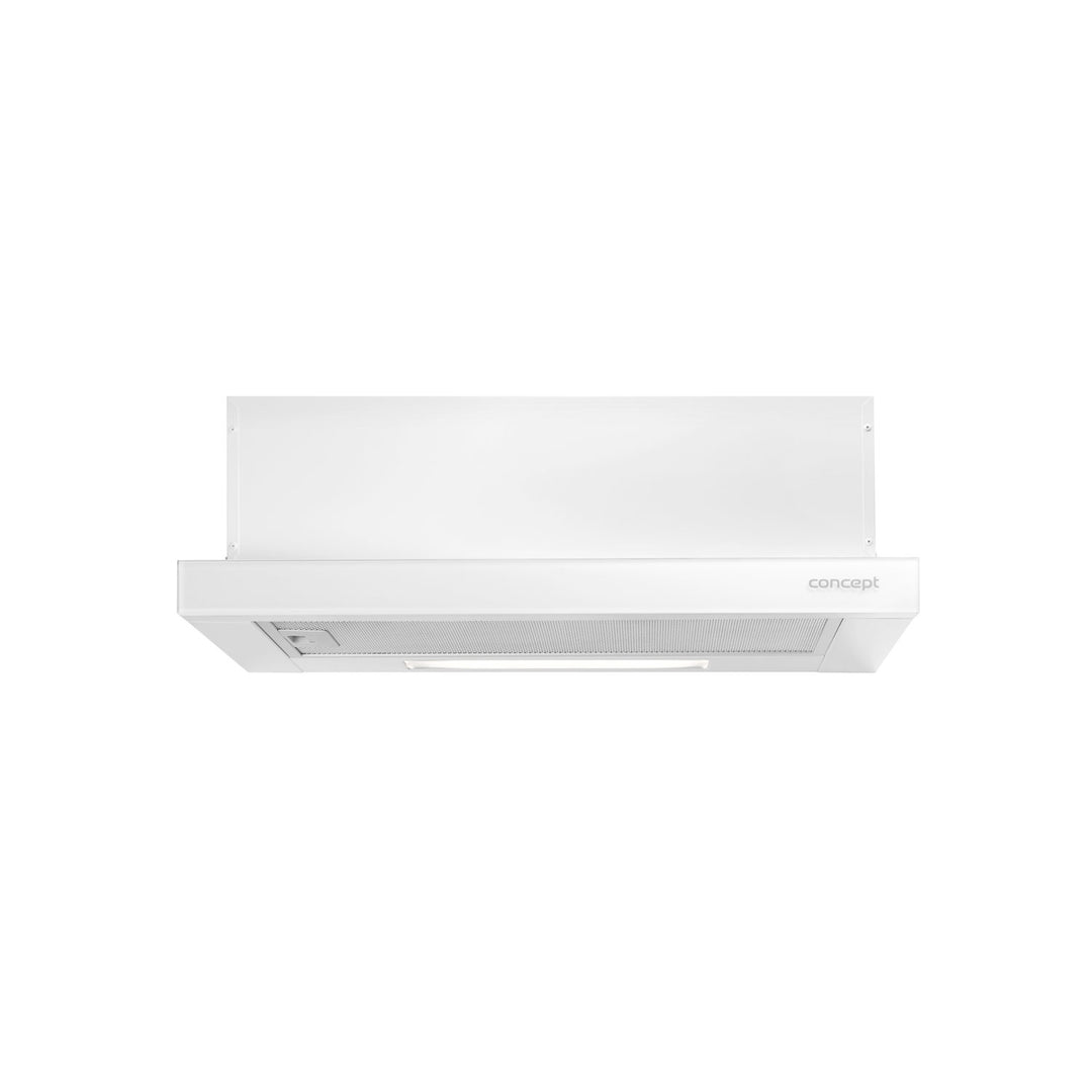 Concept OPV3560WH hotte coulissante  60 cm - blanc