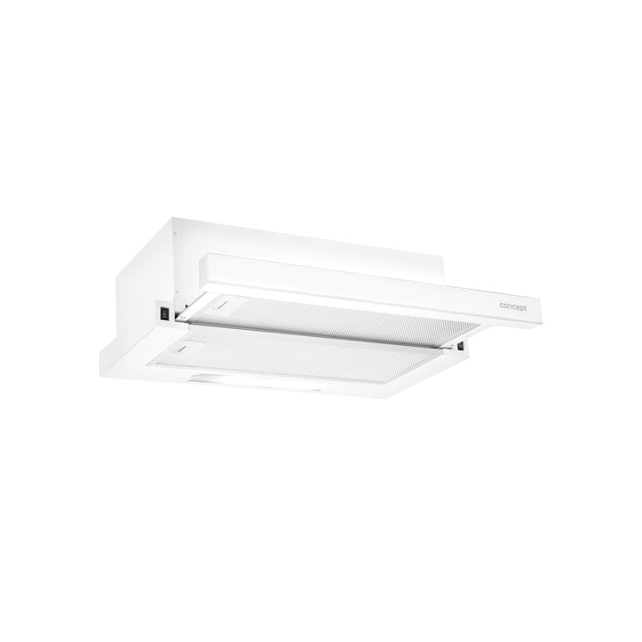 Concept OPV3560WH hotte coulissante  60 cm - blanc