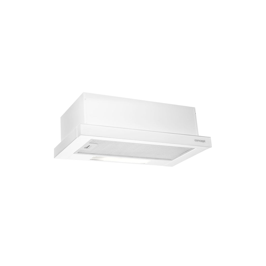 60cm Concept OPV3560WH pull-out hood - white