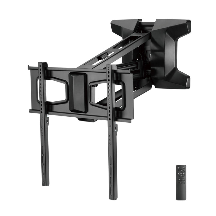 Maclean MC-891 Electric TV Wall Mount Bracket Remote 37''-70" VESA 35kg Over Fireplace Pull Down TV Holder