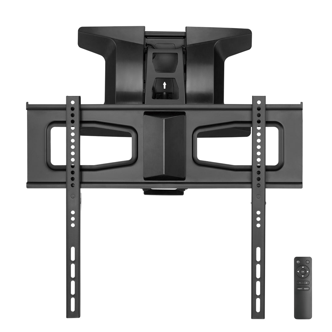 Maclean MC-891 Electric TV Wall Mount Bracket Remote 37''-70" VESA 35kg Over Fireplace Pull Down TV Holder