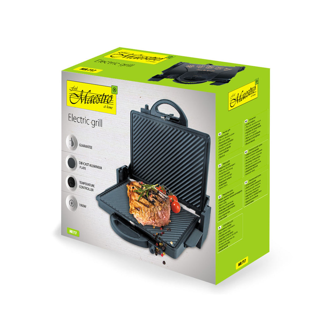 Maestro MR717 1900W electric grill, non-stick coating