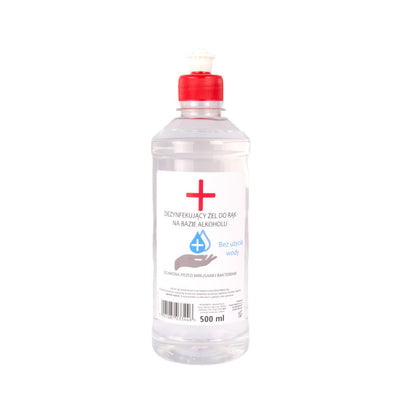 Handdesinfecterende gel zonder water 70% alcohol 500ml