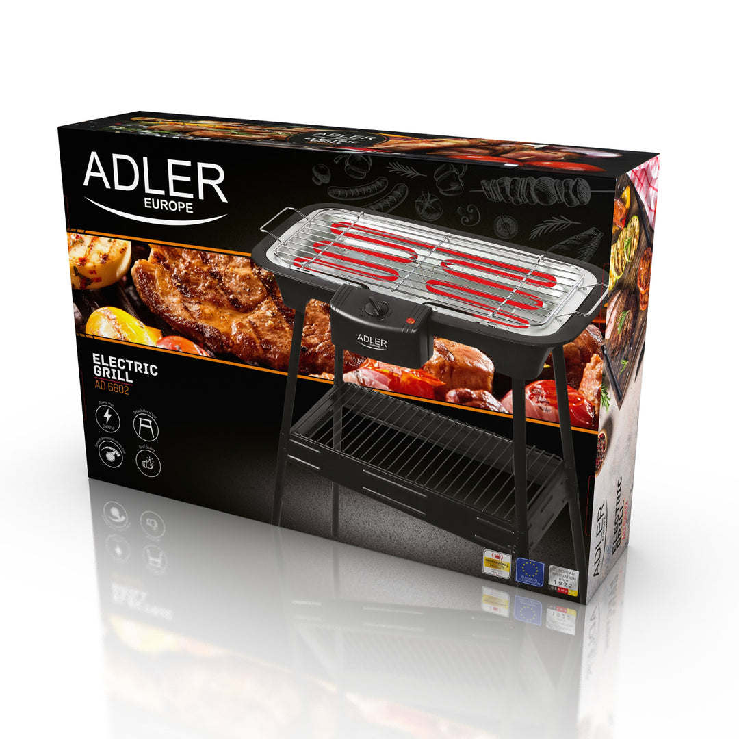 Elektrogrill mit Gartenständer Adler AD 6602