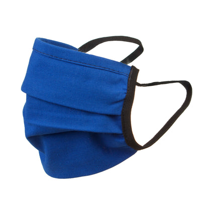 Doppelseitige, navy-blaue Baumwollmaske für Erwachsene