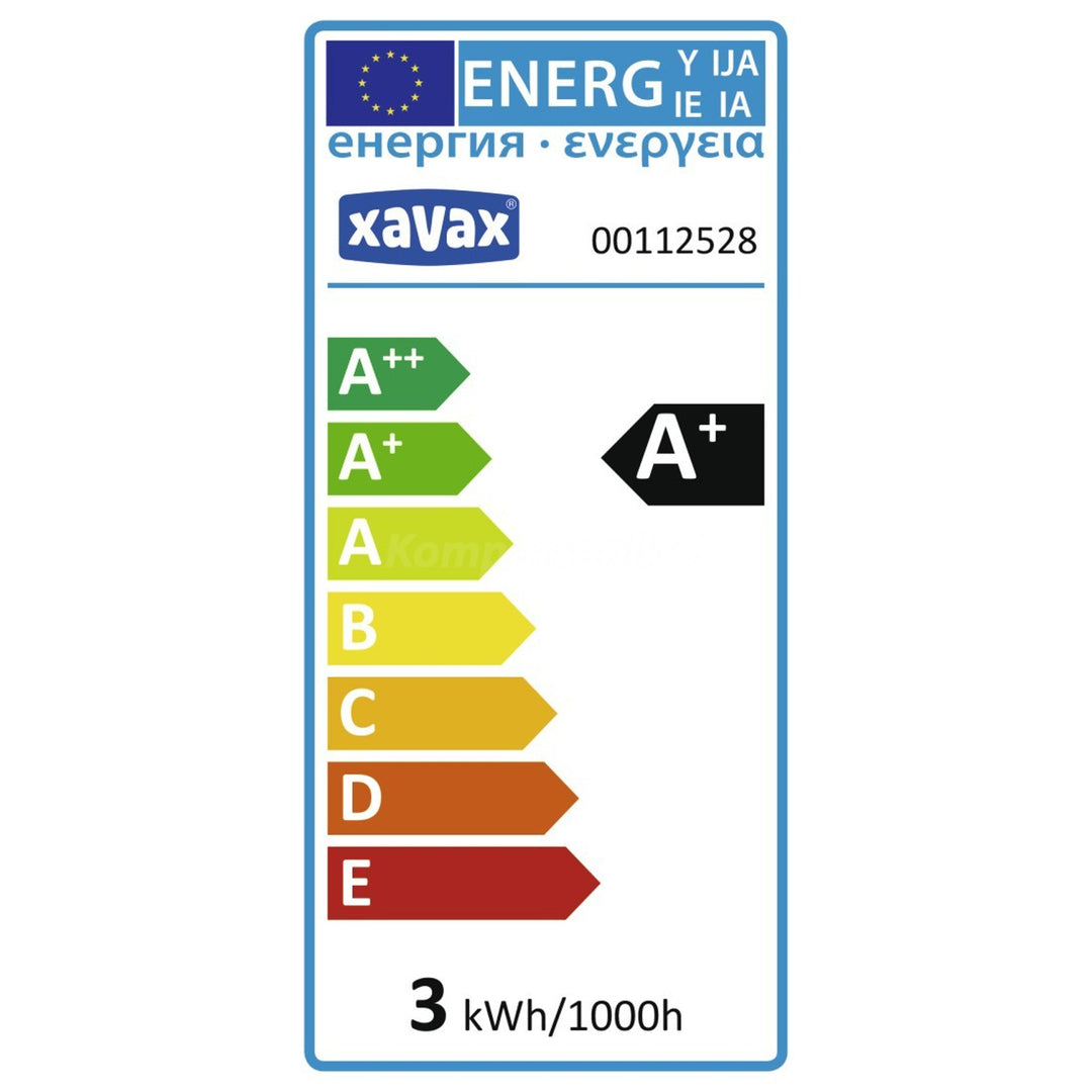 Ampoule LED à économie d'énergie E14 Blanc chaud 3W 3kWh/1000h