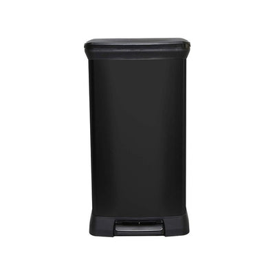 Metallabfallbehälter mit Pedal CURVER DECO BIN 50L – schwarze Farbe