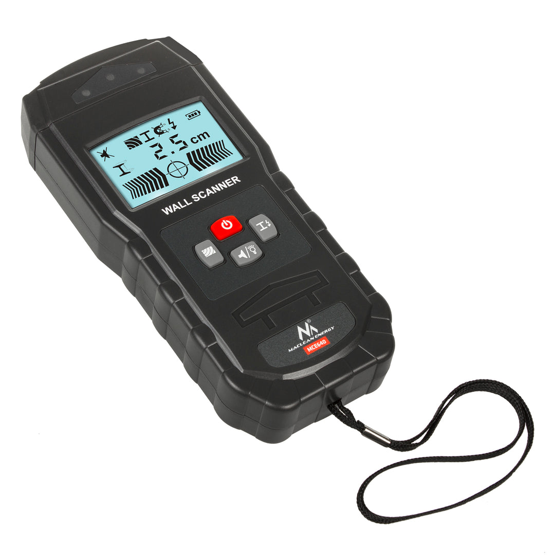 Dispositivo di localizzazione cavo 3 in 1, rilevatore di legno e metalli, rilevatore di scanner da parete, rilevatore di metalli, funzionamento a batteria