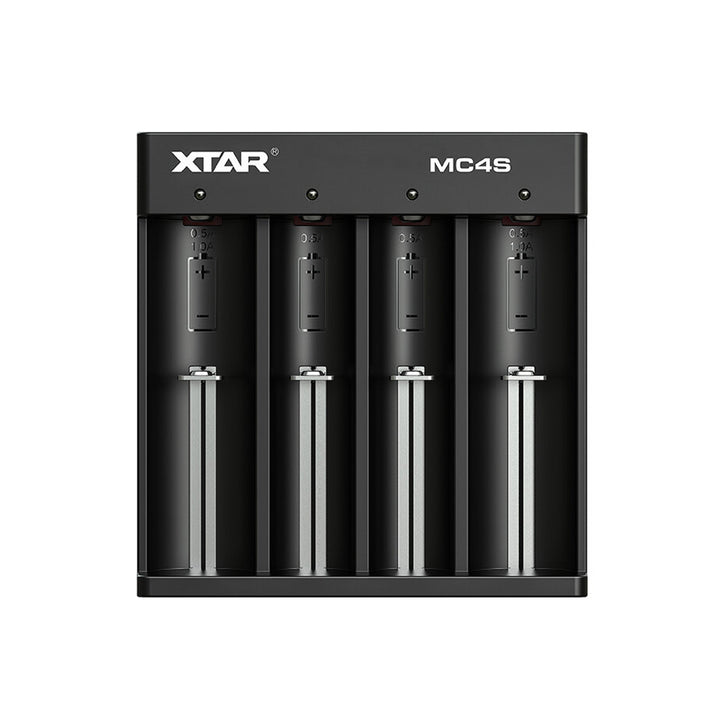 Caricabatterie XTAR MC4S per batterie LI-ION 10440-26650 e NI-MH / NI-CD 4 canali USB