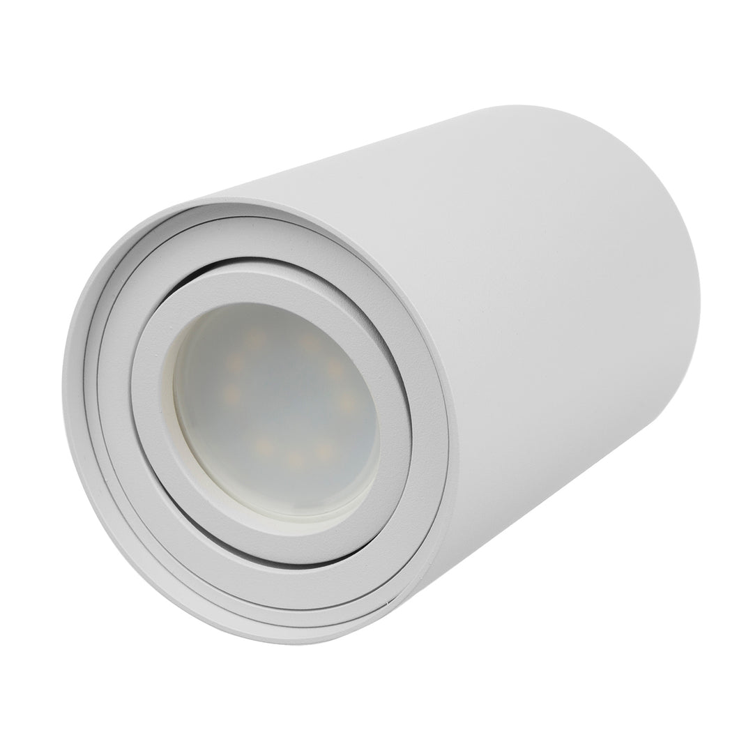 GU10 MCE422 W halogen spot mounted luminaire, 80x115mm, aluminum