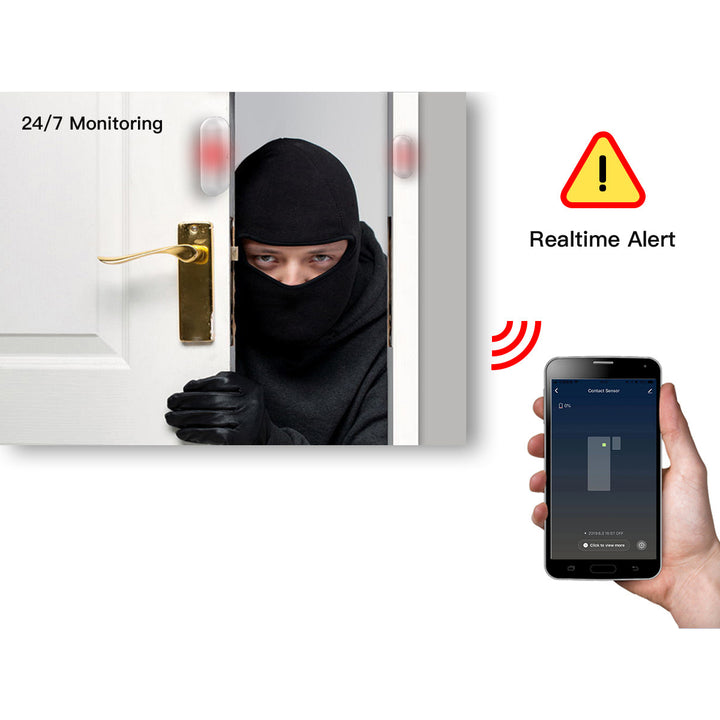 GreenBlue GB715 Smart WiFi Contact Sensor with notification when opening and closing