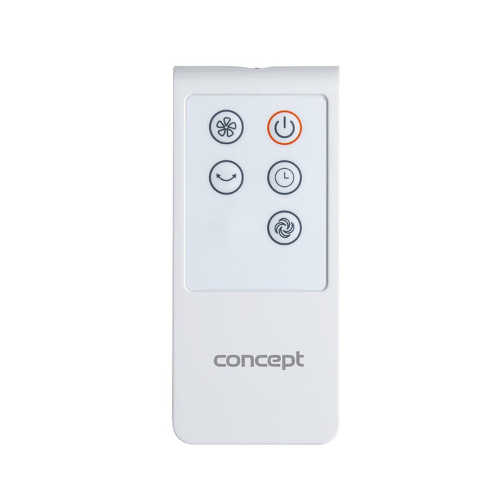 Oscillating pedestal column fan with a remote control and 3 speeds