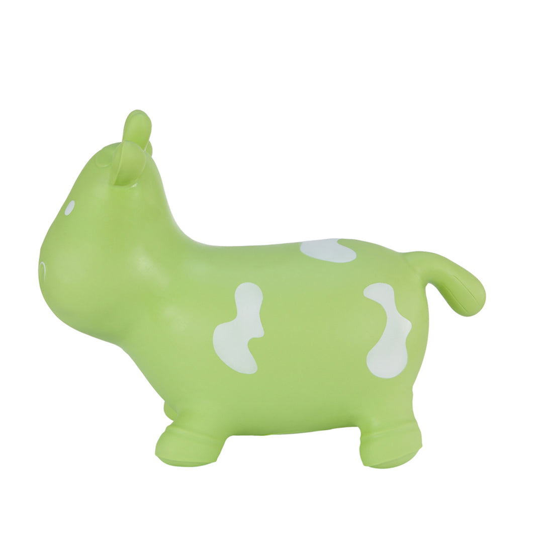 Pull en caoutchouc Hoppimals Green Cow - un plaisir énorme et unique de sauter