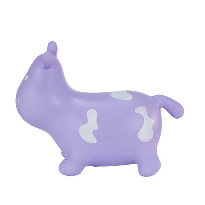 Cavalier en caoutchouc Hoppimals Purple Cow - un plaisir énorme et unique de sauter