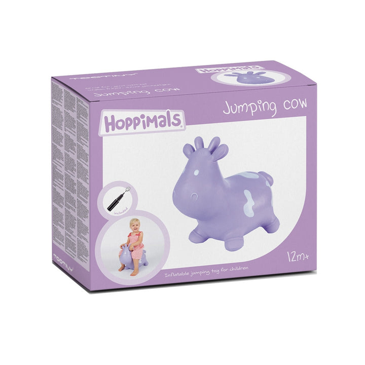 Hoppimals rubber jumper purple cow - a huge and unique fun from jumping