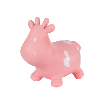Hoppimals rubber jumper roze koe-een enorme en unieke plezier van het springen