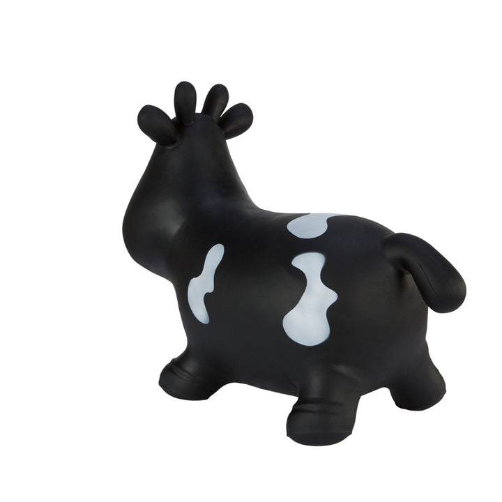 Hoppimals rubber jumper black cow - a huge and unique fun from jumping