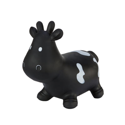 Hoppimals rubber trui zwarte koe rhaa enorm en uniek plezier van springen