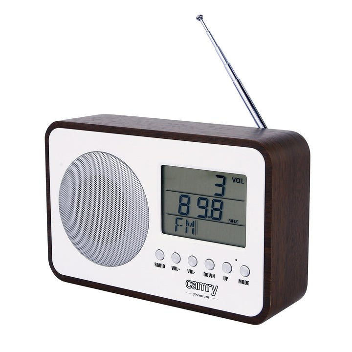 Camry CR 1153 LCD-Digitalradio, Drehbare Teleskopantenne, Kalender, Termometer, Wecker