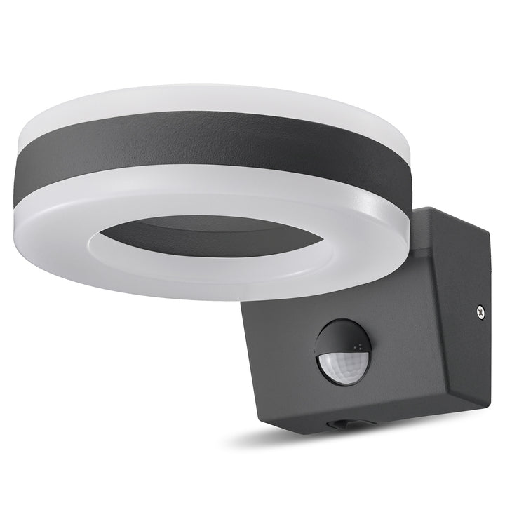 Maclean MCE365 Applique LED détecteur de mouvement PIR extérieur IP65 4000K blanc neutre 20W 1700lm