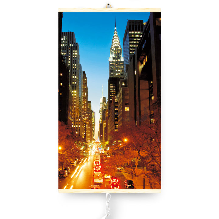 Infrared heater - flexible heating panel 430W TRIO pattern 2 Manhattan, dimensions 100x57cm with controller