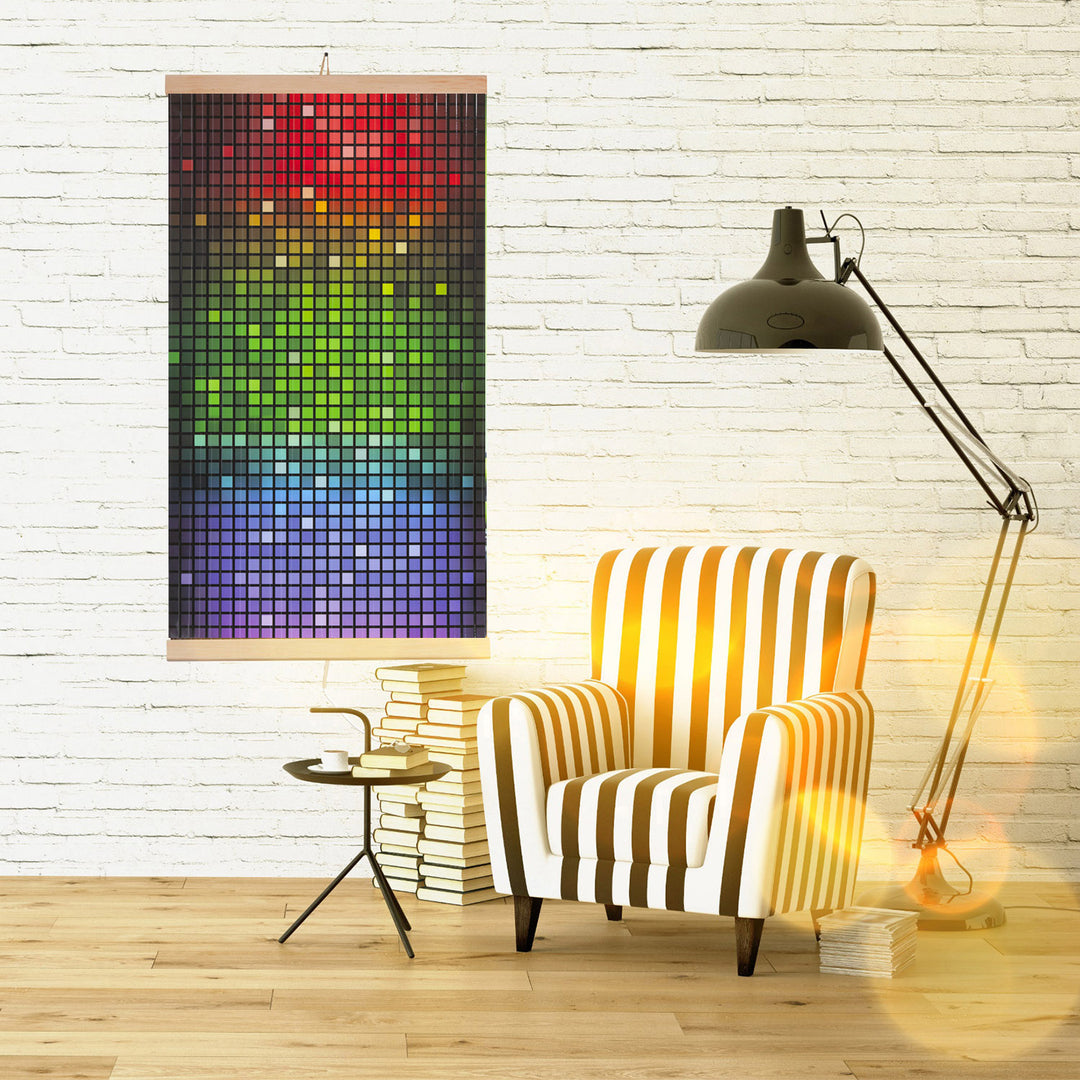 Infrared heater - flexible heating panel 430W TRIO pattern 4 mosaic, dimensions 100x57cm with controller