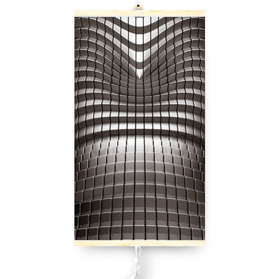 Chauffage à chauffage infrarouge-panneau de chauffage souple 430W TRIO design 7 abstrait, dimensions 100x57cm