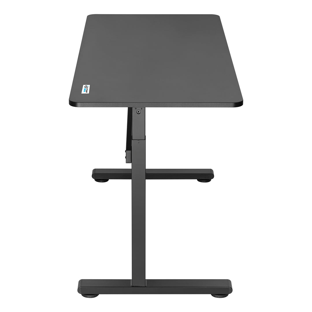 Ergo Office ER-401 Sit-stand desk 140x60cm Manual Height Adjustable Office Desk max 117cm Ergonomic Table Loadable up to 40kg Black