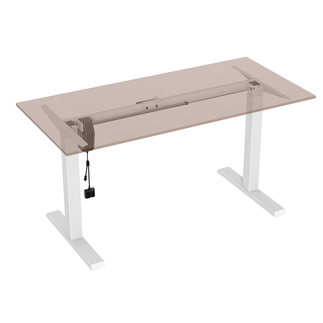 Ergo Office ER-403 Sit-stand Desk Table Frame Electric Height Adjustable Desk Office Table Without Table Top White