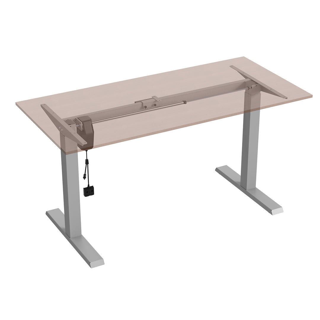 Ergo Office ER-403G Sit-stand Desk Table Frame Electric Height Adjustable Desk Office Table Without Table Top Gray