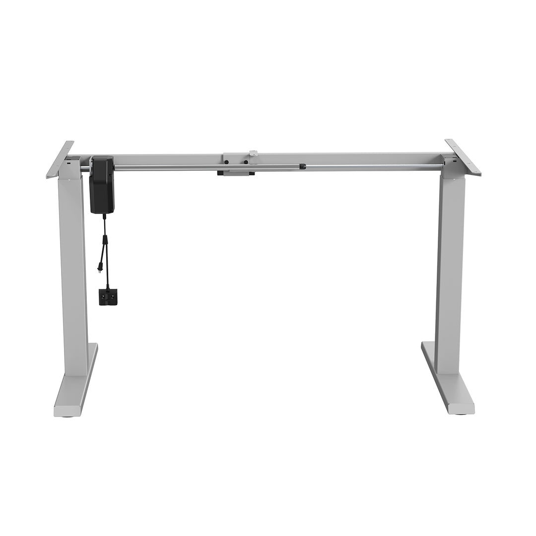 Ergo Office ER-403G Sit-stand Desk Table Frame Electric Height Adjustable Desk Office Table Without Table Top Gray