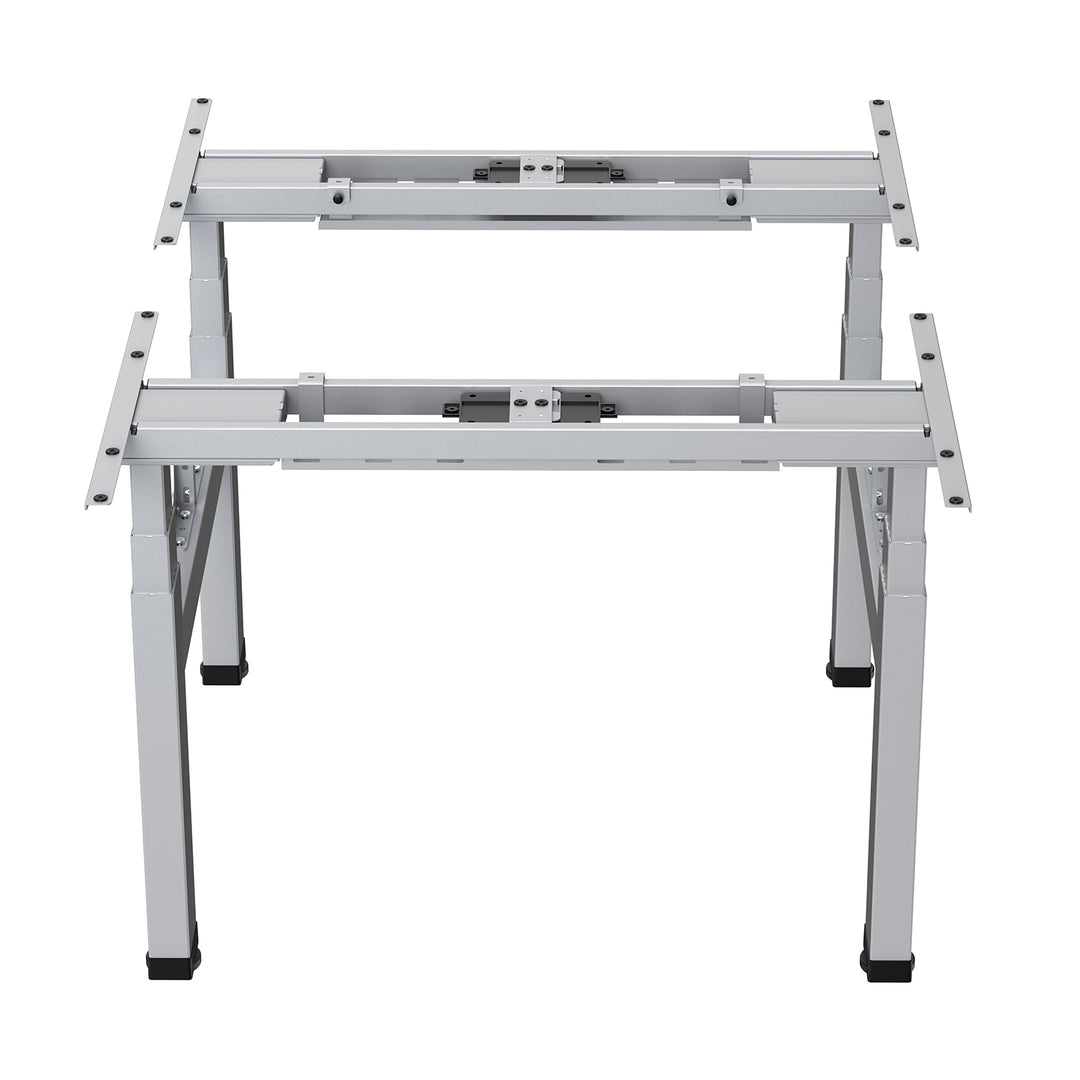 Ergo Office ER-404G Electric Double Height Adjustable Standing/Sitting Desk Frame without Desk Tops Gray