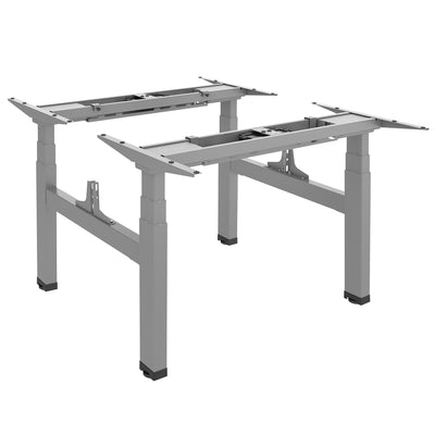 Ergo Office ER - 404g estante de mesa vertical / sentado eléctrico de doble altura ajustable, sin gris de escritorio