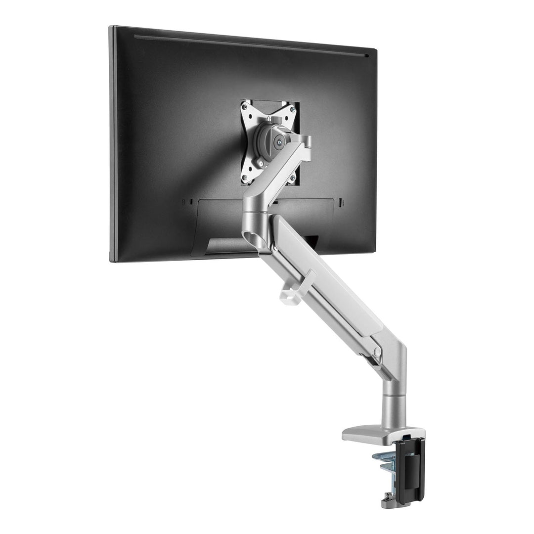 Supporto da scrivania per monitor Ergo Office grigio, con molla, 17"-32", 9 kg, ER-405G