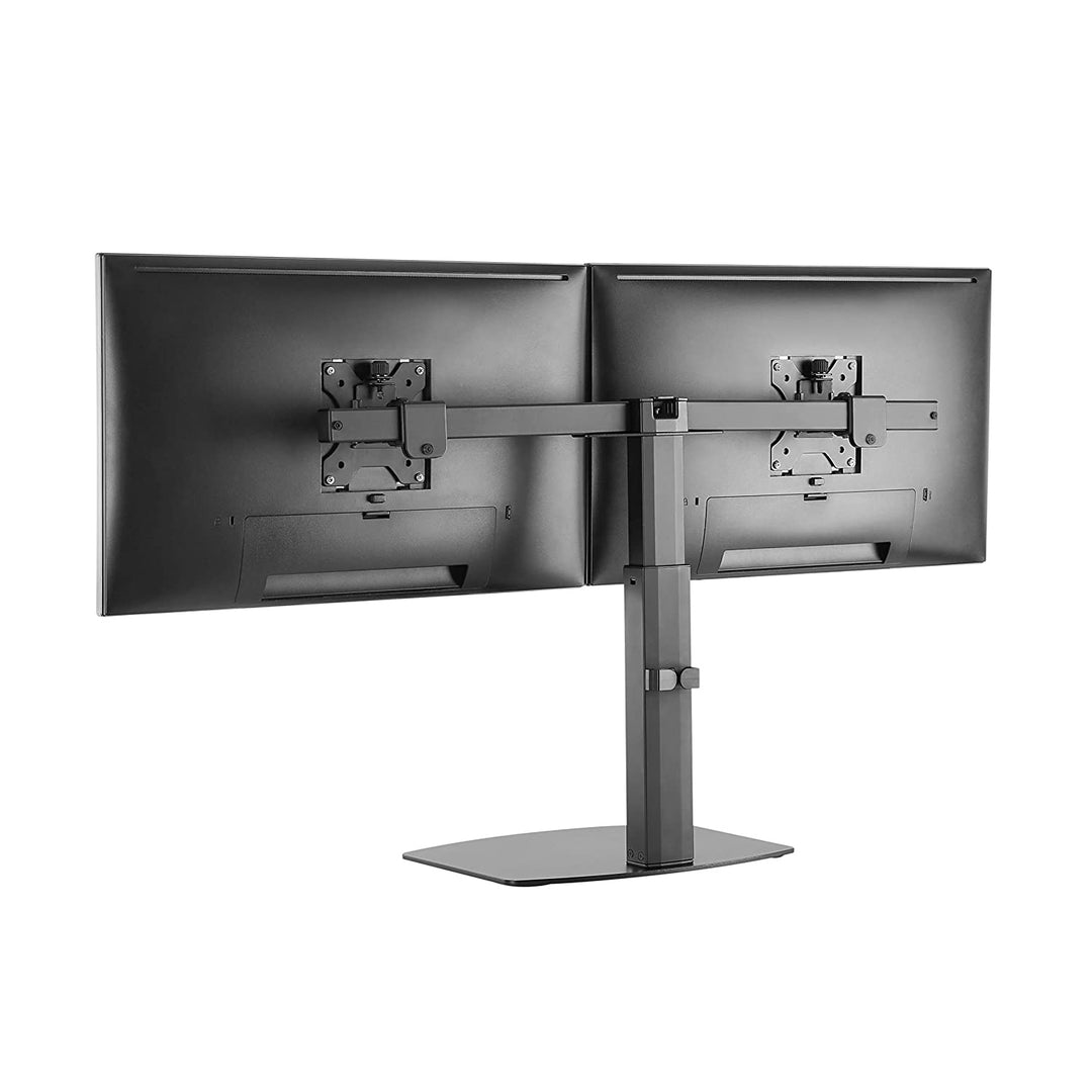 ERGOOFFICE  - ER-411 Universele 2 x Monitor Beugel - Vrijstaand voor Twee Monitoren 17" - 27'' 2 x 6kg