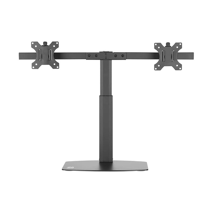 ERGOOFFICE ER-411 Universal 2 x Monitor Bracket Holder Free Standing for Two Monitors 17" - 27'' 2 x 6kg