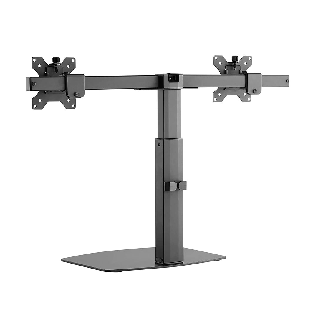 ERGOOFFICE  - ER-411 Universele 2 x Monitor Beugel - Vrijstaand voor Twee Monitoren 17" - 27'' 2 x 6kg