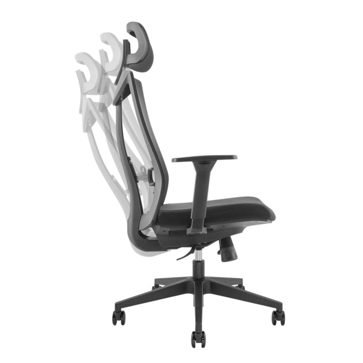 Ergo Office – chaise ergonomique de bureau à domicile, roues réglables, accoudoir pivotant en maille, Durable