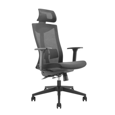 Ergo Office – chaise ergonomique de bureau à domicile, roues réglables, accoudoir pivotant en maille, Durable