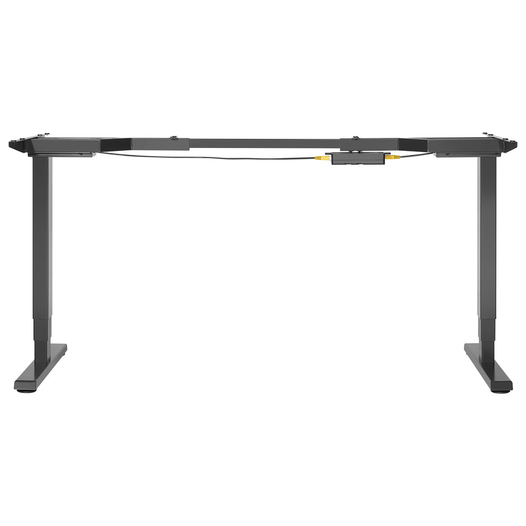 Sitz-Steh-Schreibtisch Elektrisch Höhenverstellbarer Schreibtisch max. Höhe 128 cm  Touchpanel Tischgestell bis 125kg Bürotisch ohne Tischplatte