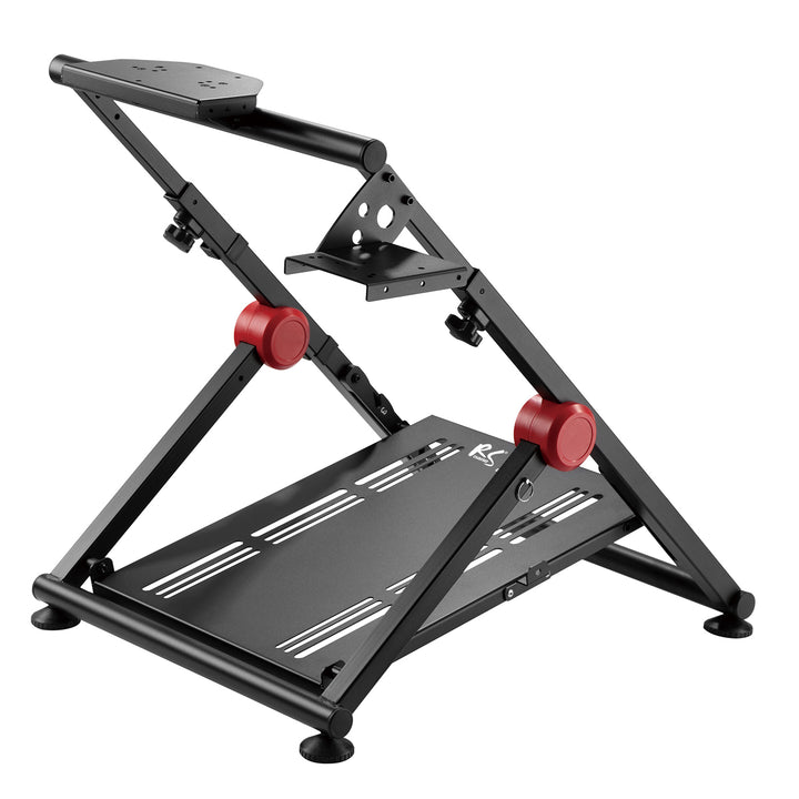 NanoRS RS155 Opvouwbare Steel Gaming Stuurwiel Stand Pedals Houder Verstelbare niet-slip