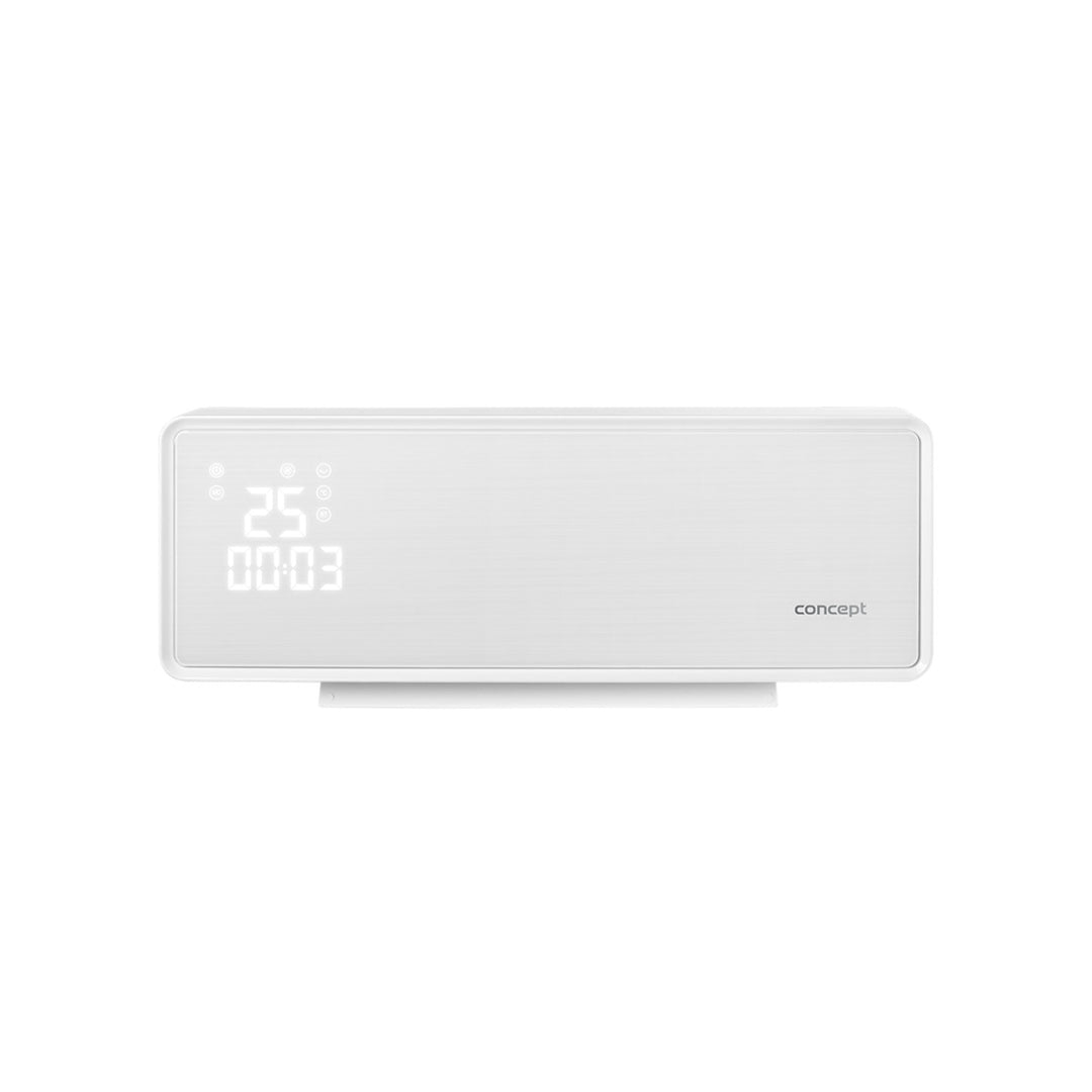 Concept QH4000 white ceramic wall heater with remote control