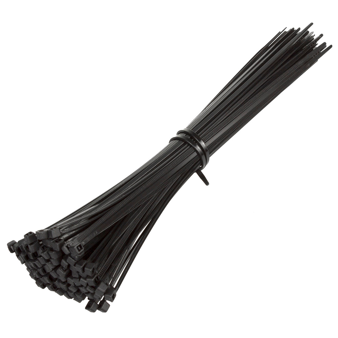 Cable Zip Ties Black UV Resistant - 40°C + 85°C 100mm Flexible 100 PCS