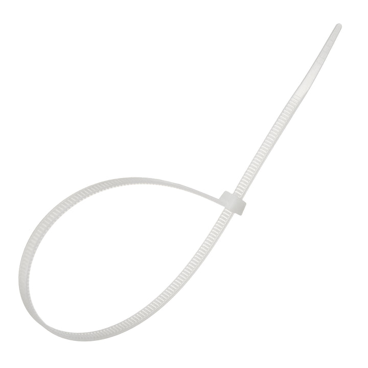 Cable ties (100 pieces) Maclean MCTV-464 W - white, 4.8x200mm, resistant to UV, temperature of use - 40 +85 degrees C.