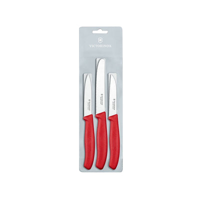 Coffret de 3 couteaux de cuisine Victorinox Swiss Classic noirs 6.7111.3
