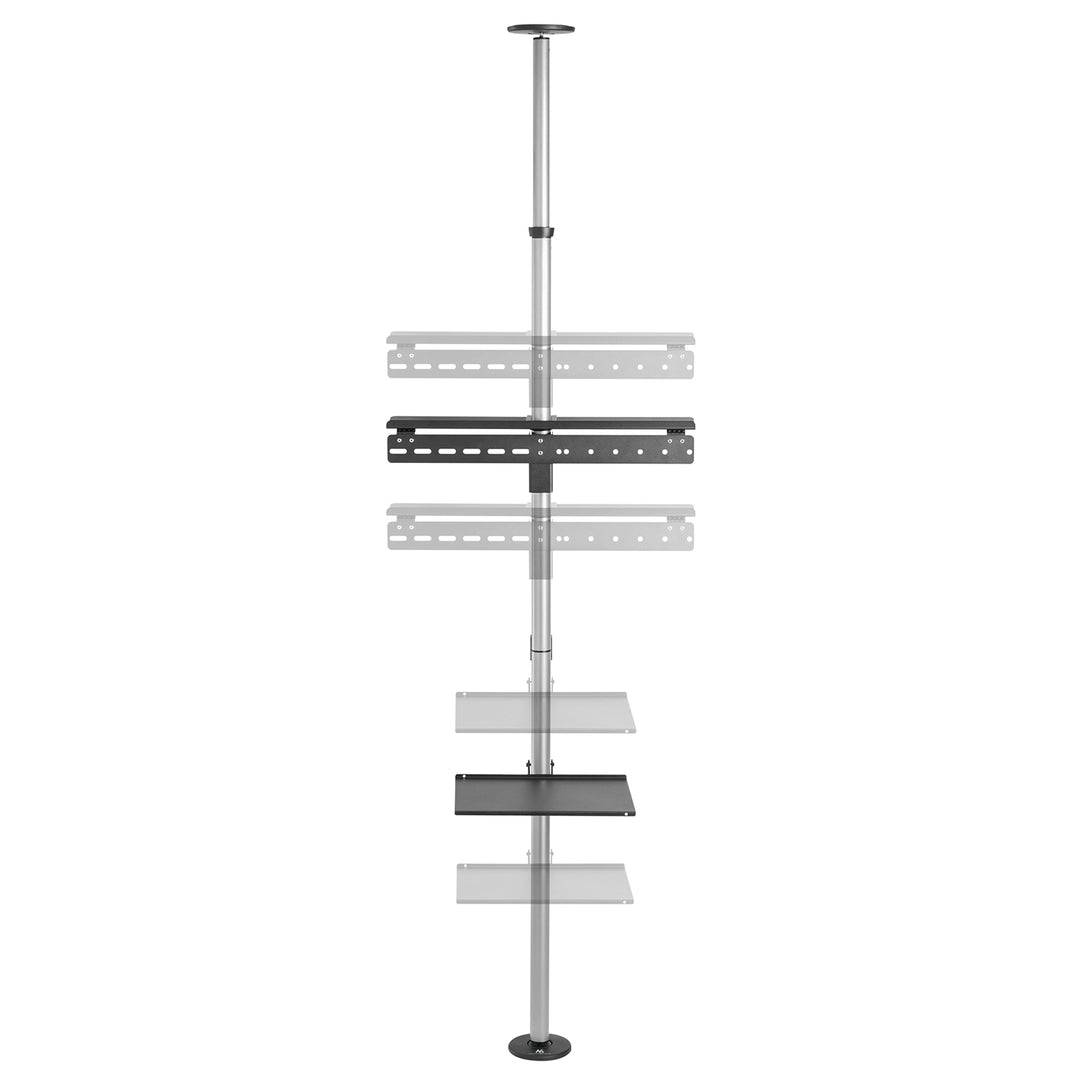 Maclean MC-791N Telescopic TV Bracket Ceiling &amp; Floor Mount Universal Holde 37 "- 70" 30 kg QLED OLED LED LCD DVD