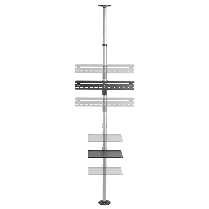 Maclean MC-791N Telescopic TV Bracket Ceiling &amp; Floor Mount Universal Holde 37 "- 70" 30 kg QLED OLED LED LCD DVD